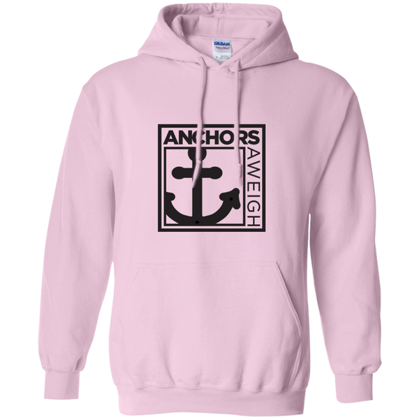 “Know Your Boat” – Anchor - Black on Pullover Hoodie 8 oz