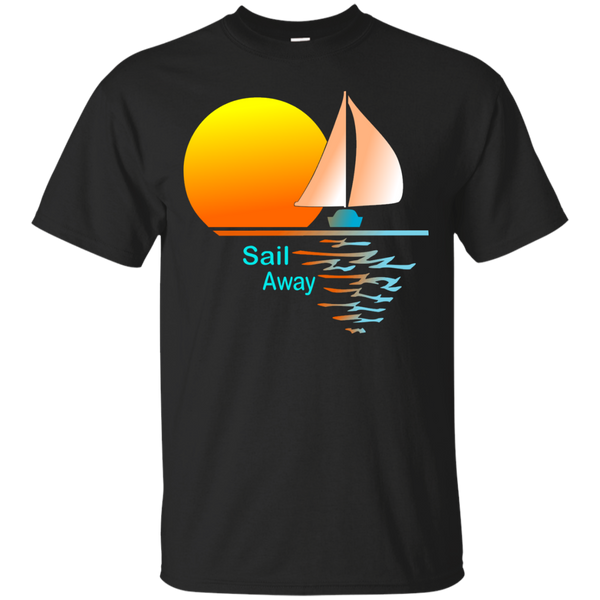 Sail Away on Dark Custom Ultra Cotton T-Shirt