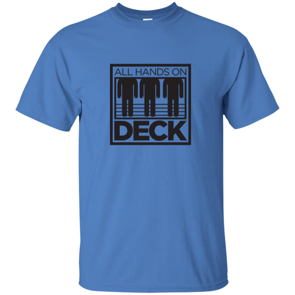 “Know Your Boat” – Deck - Black on Custom Ultra Cotton T-Shirt
