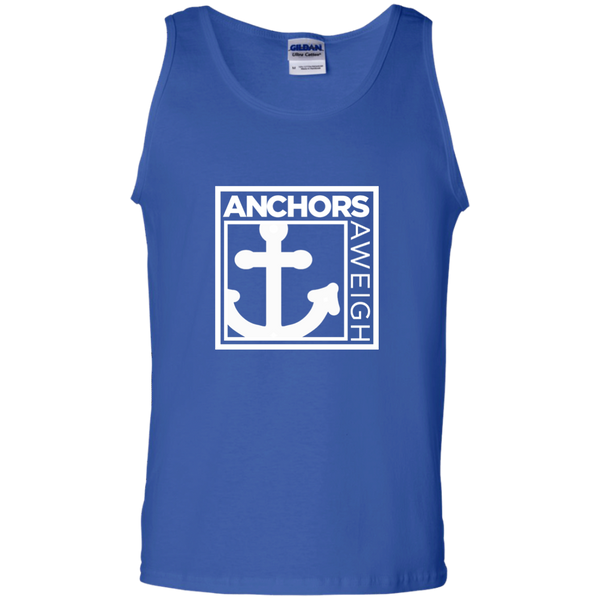 “Know Your Boat” – Anchor - White on 100% Cotton Tank Top